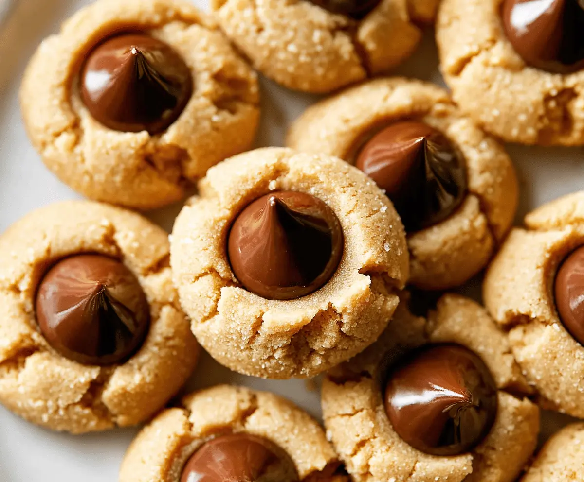 Easy Peanut Butter Blossoms Recipe