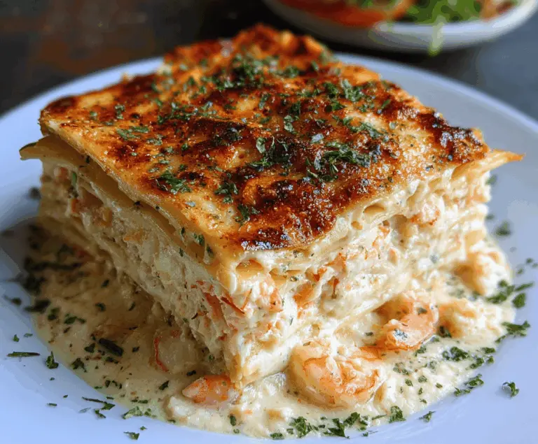 Shrimp Crab Lasagna