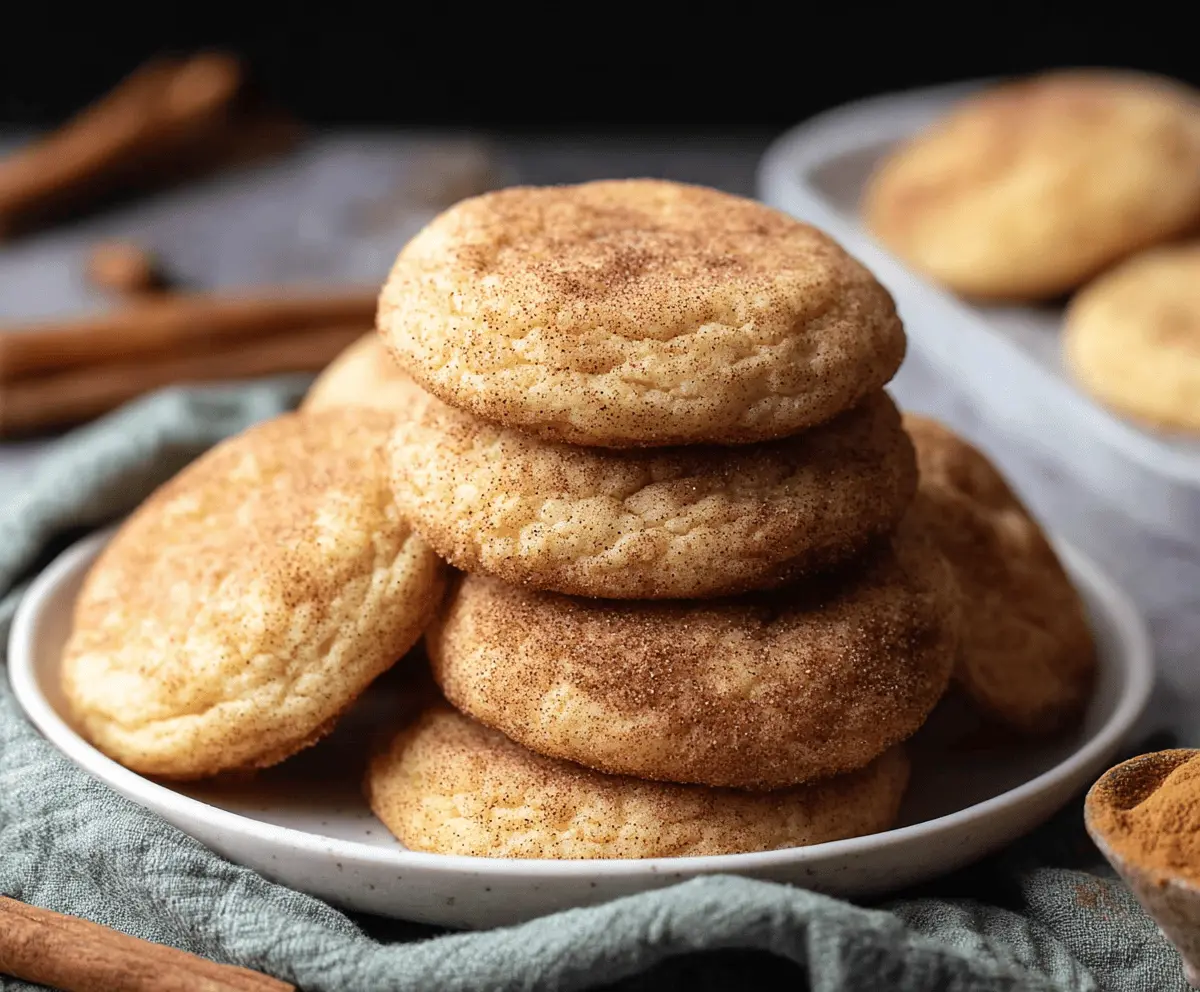 Soft Snickerdoodle Cookies Recipe