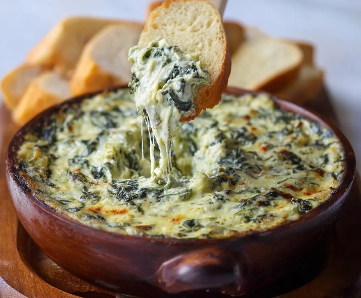 Easy Spinach Artichoke Dip Recipe