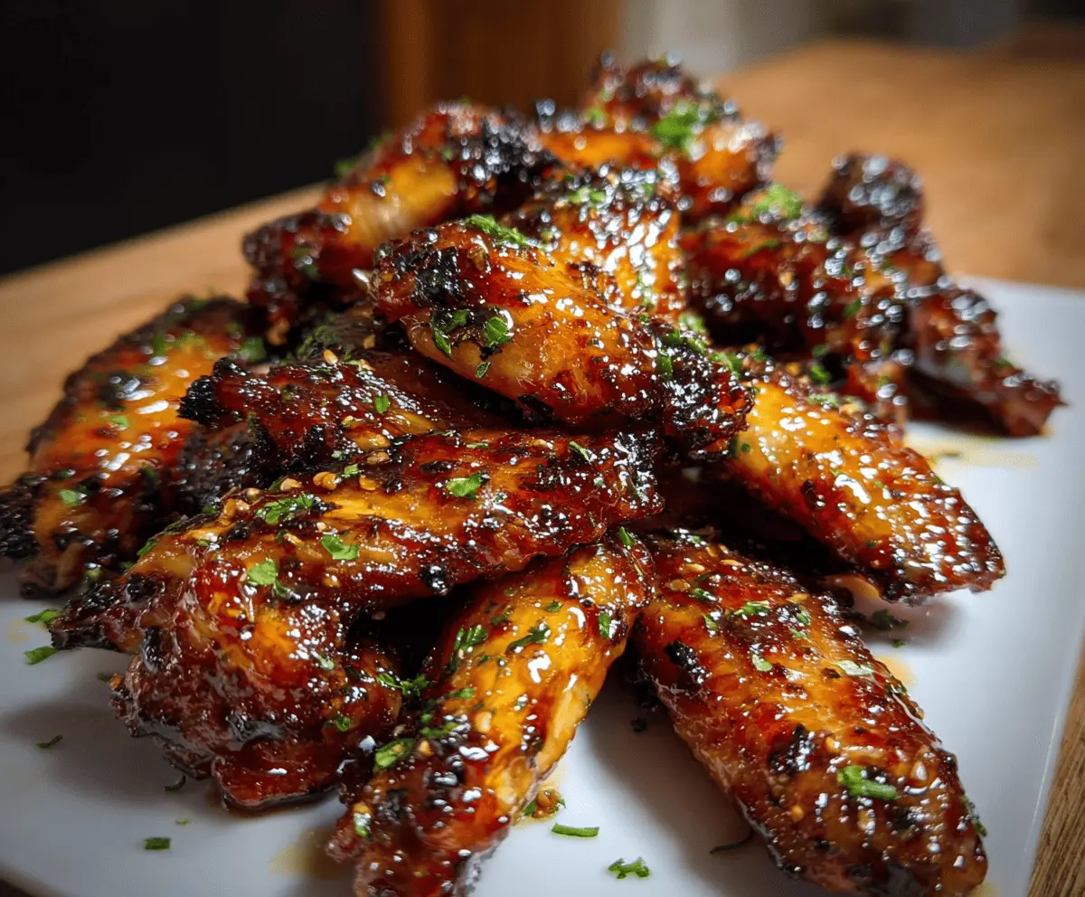 Sticky Pineapple Teriyaki Wings Recipe
