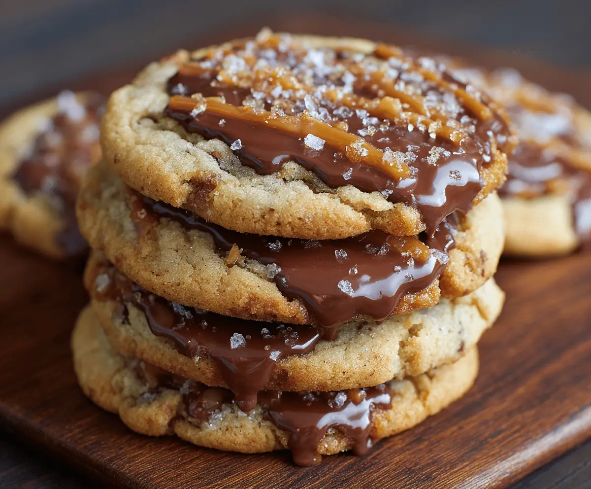 Easy Ultimate Twix-Style Cookies