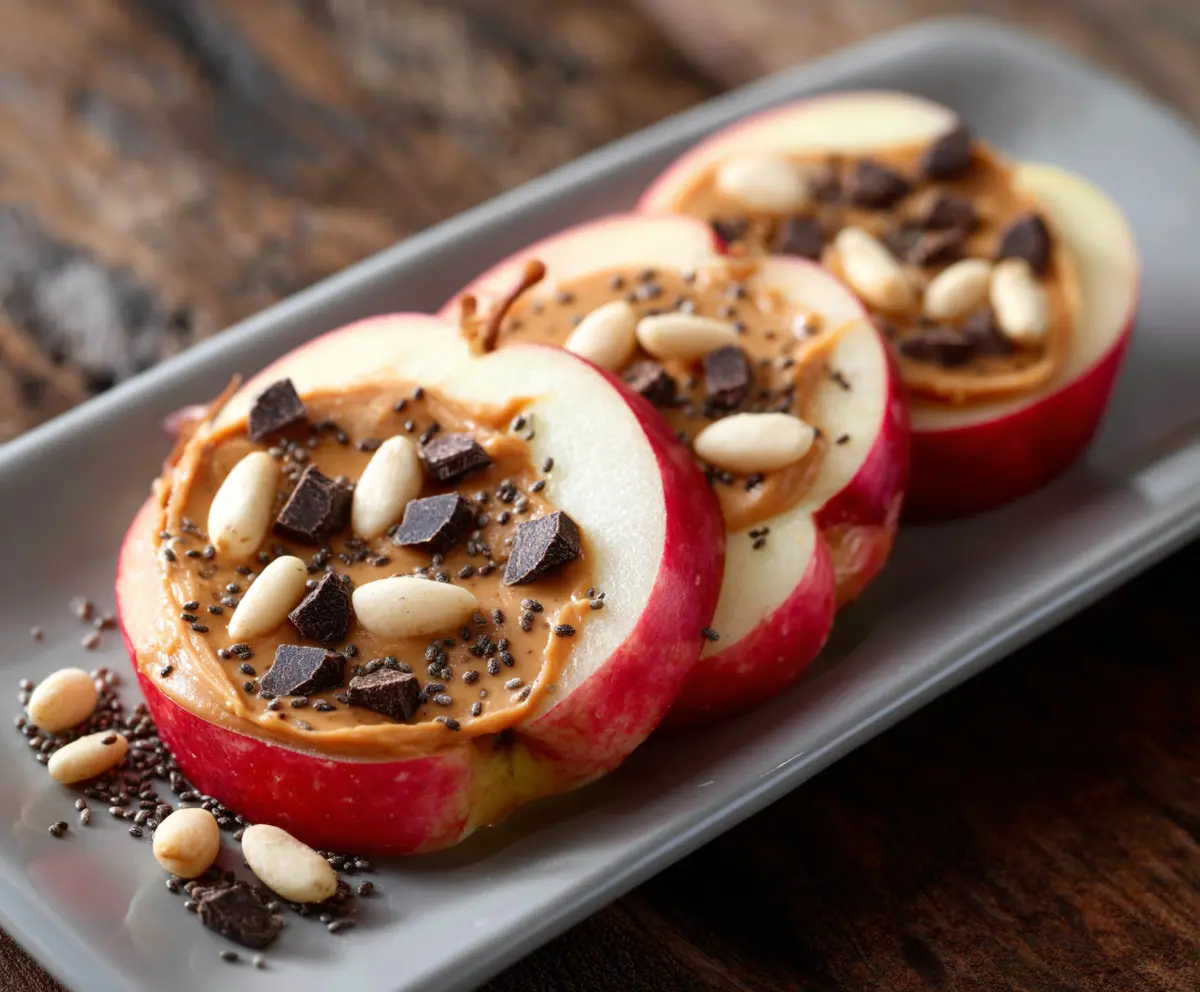 Healthy Apple Slices with Almond Butter