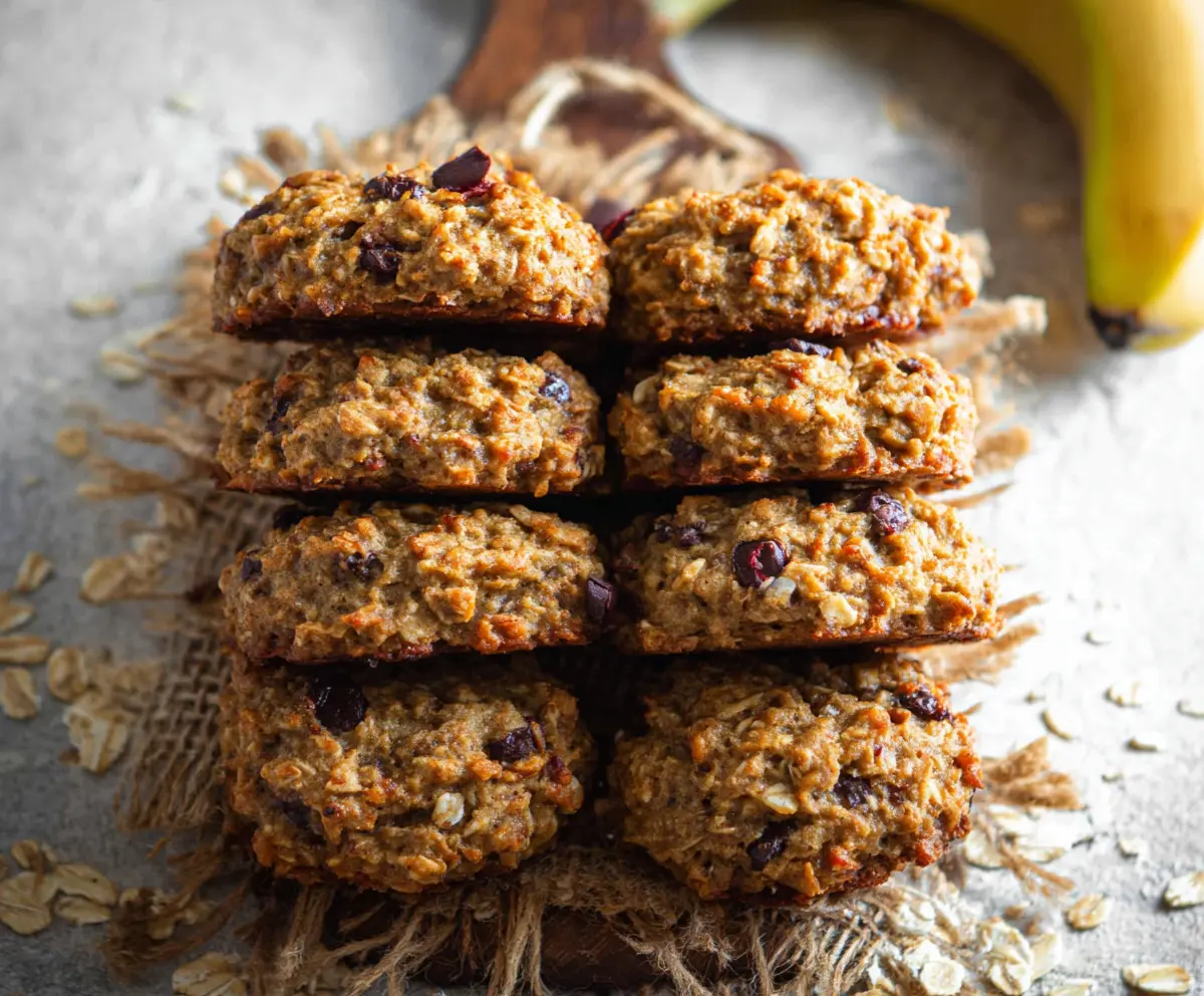Easy Banana Oatmeal Cookies Recipe