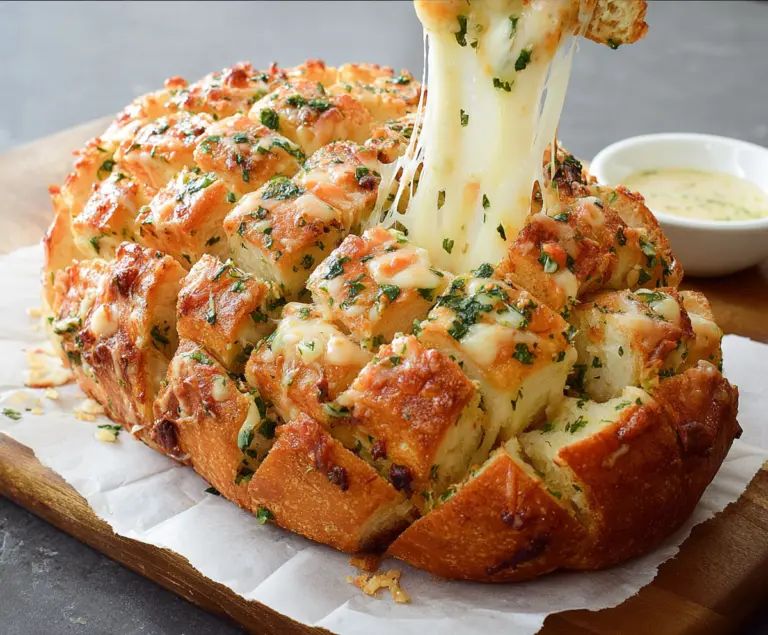 Cheesy Pull Apart Garlic Bread