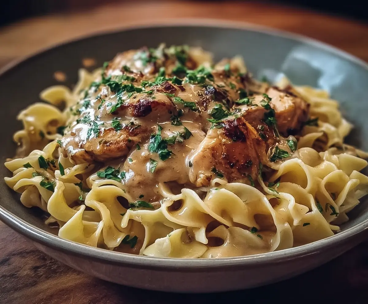 Easy Chicken Buttered Noodles Recipe