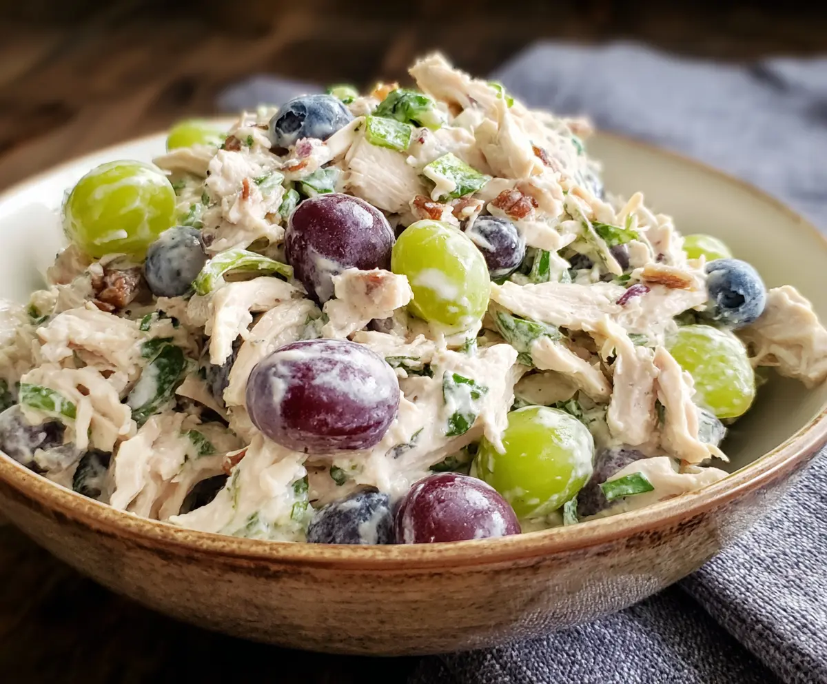Easy Chicken Salad with Grapes