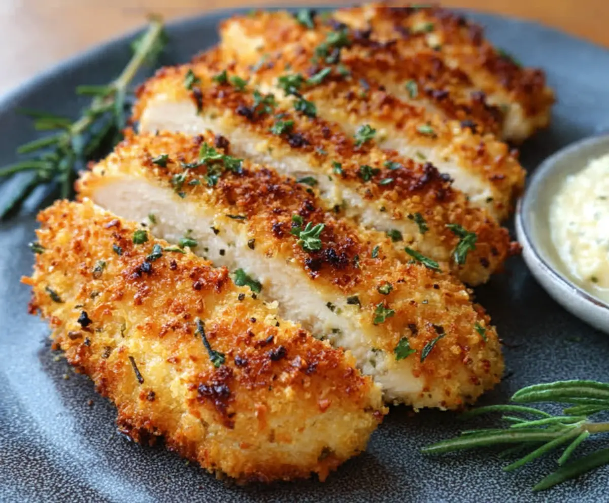 Crispy Parmesan Air Fryer Chicken