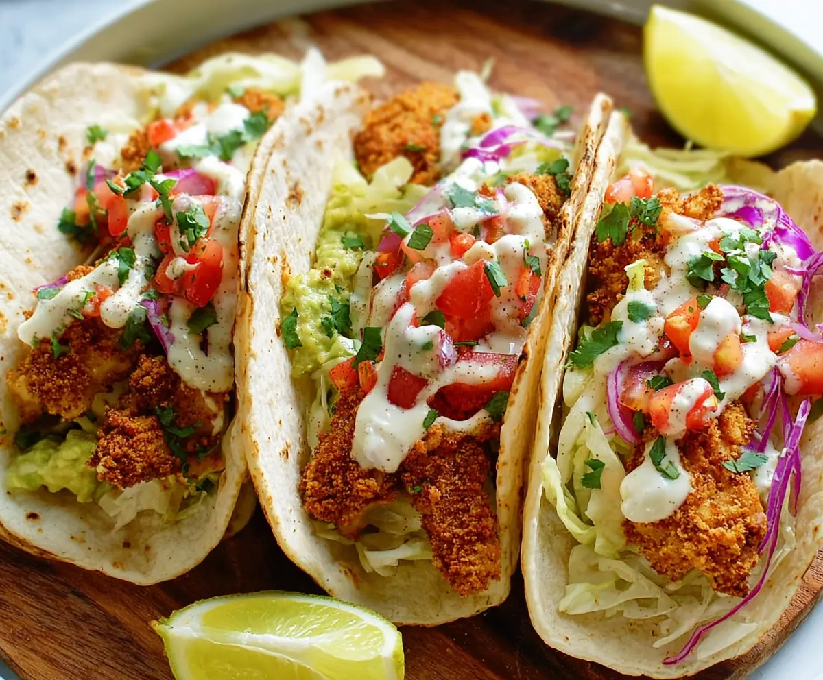 Crispy Chicken Tacos Recipe