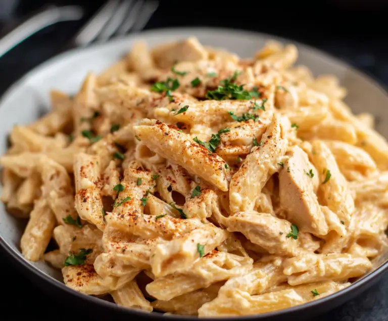 Crock Pot Cajun Chicken Pasta