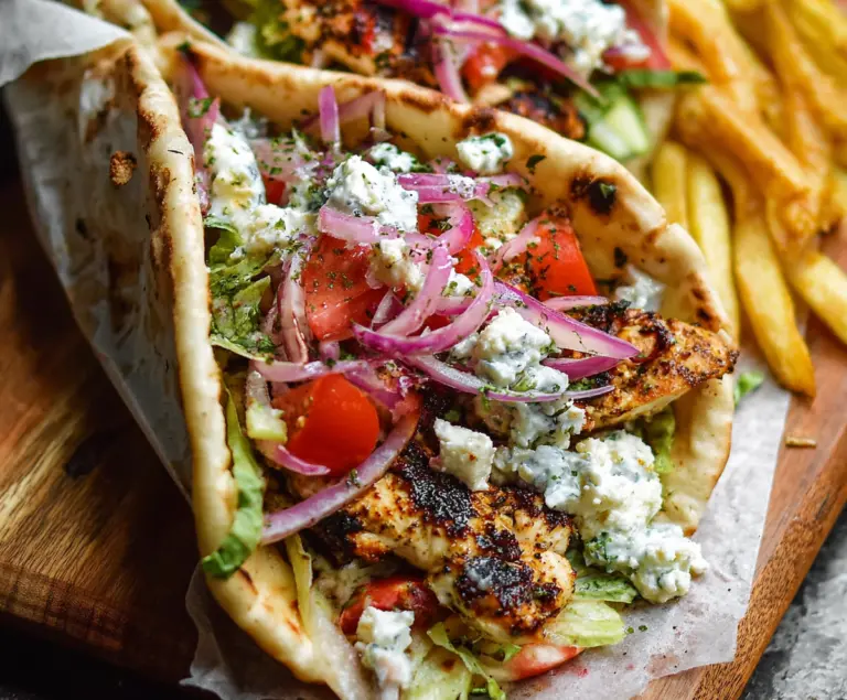 Greek Chicken Gyros