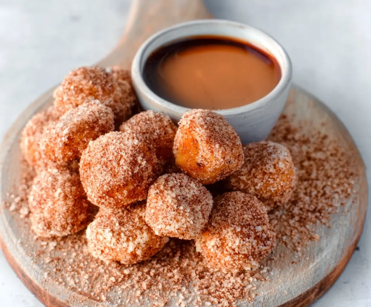 Easy Healthy Air Fryer Churro Bites