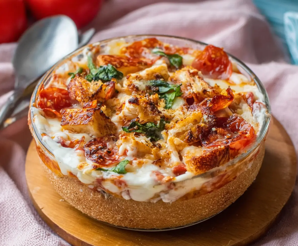 Healthy Cottage Cheese Pizza Bowl