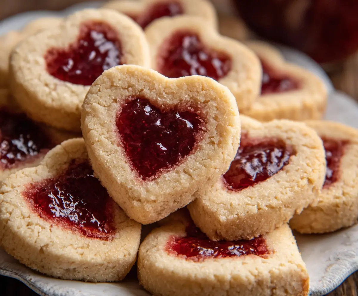 Heart Jam Cookies Recipe