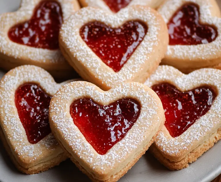 Heart Jam Cookies