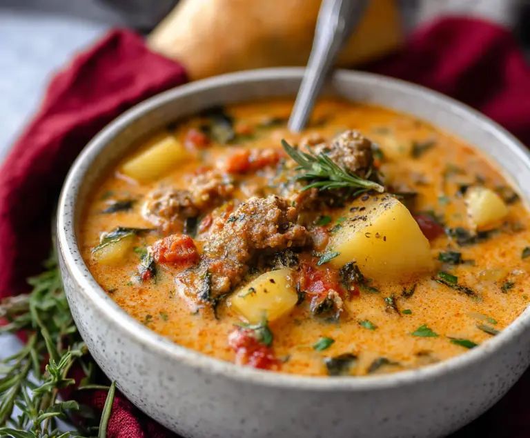 Italian Sausage Potato Soup