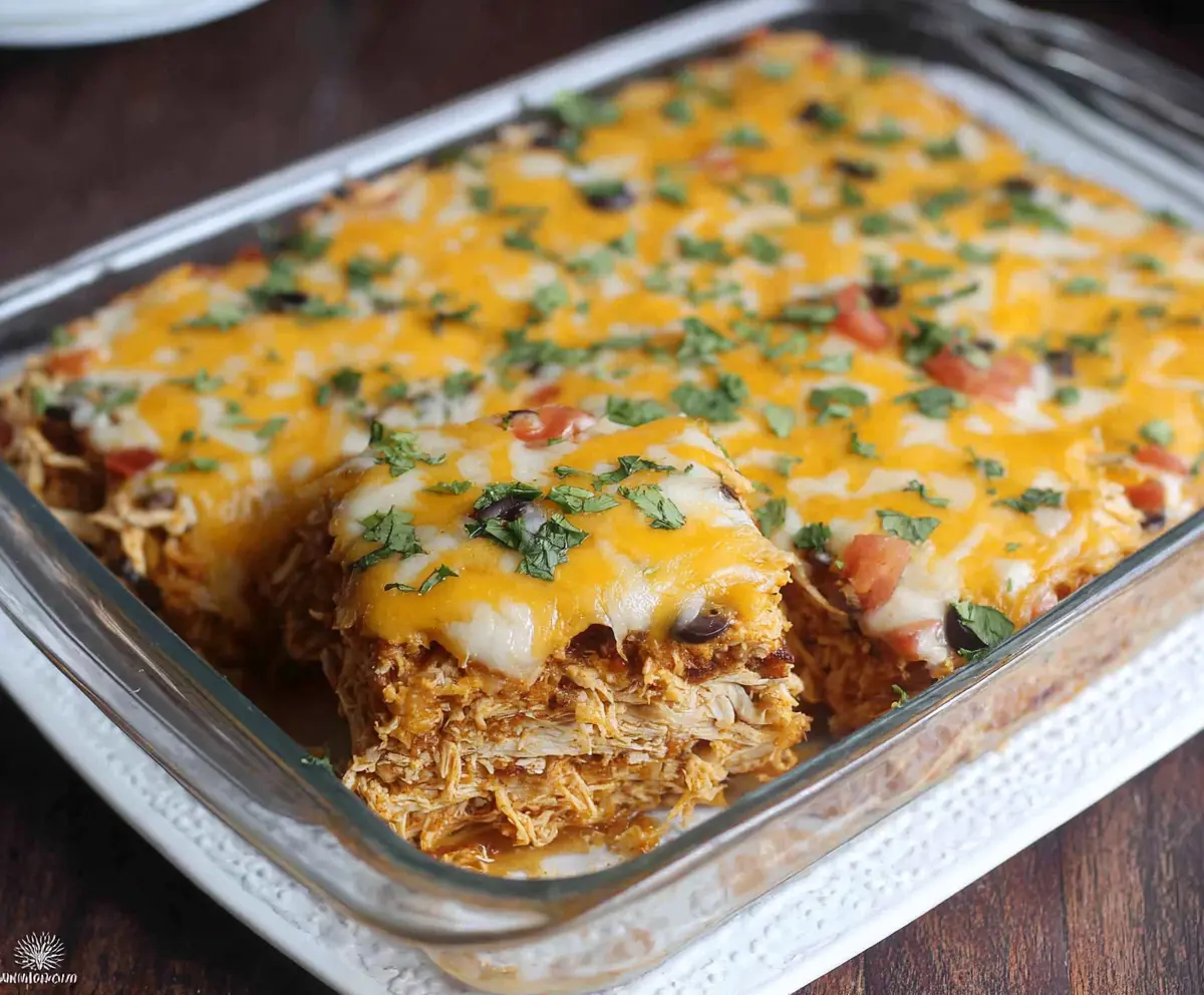 Easy Keto Mexican Chicken Casserole
