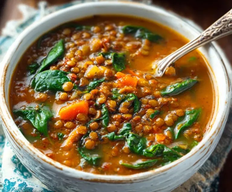 Lentil & Spinach Soup