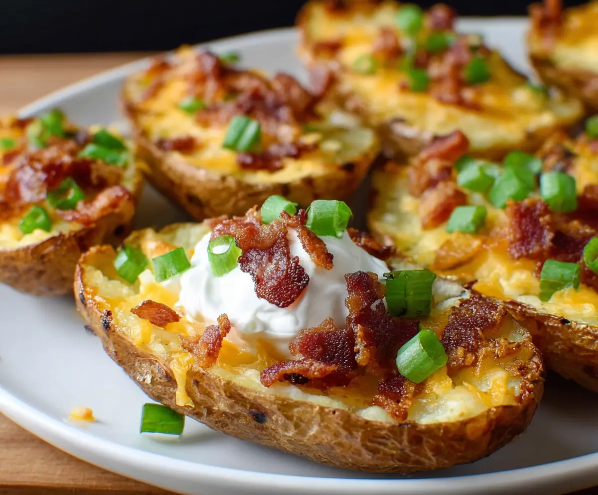 Crispy Loaded Potato Skins