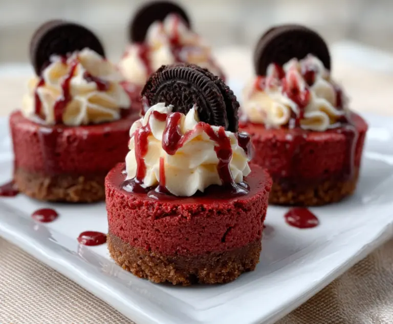 Mini Red Velvet Cheesecake