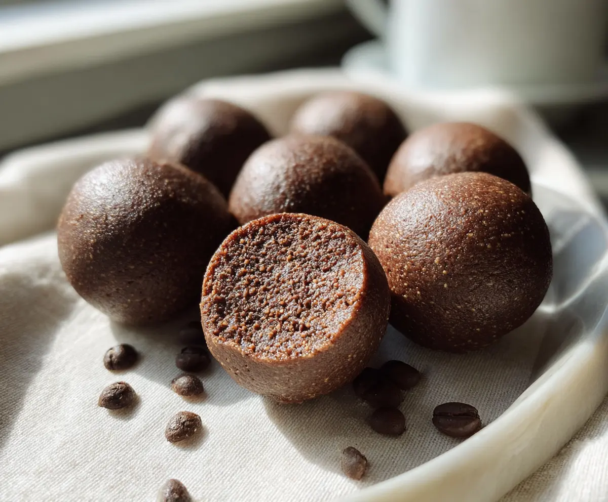 Easy Mocha Espresso Protein Balls