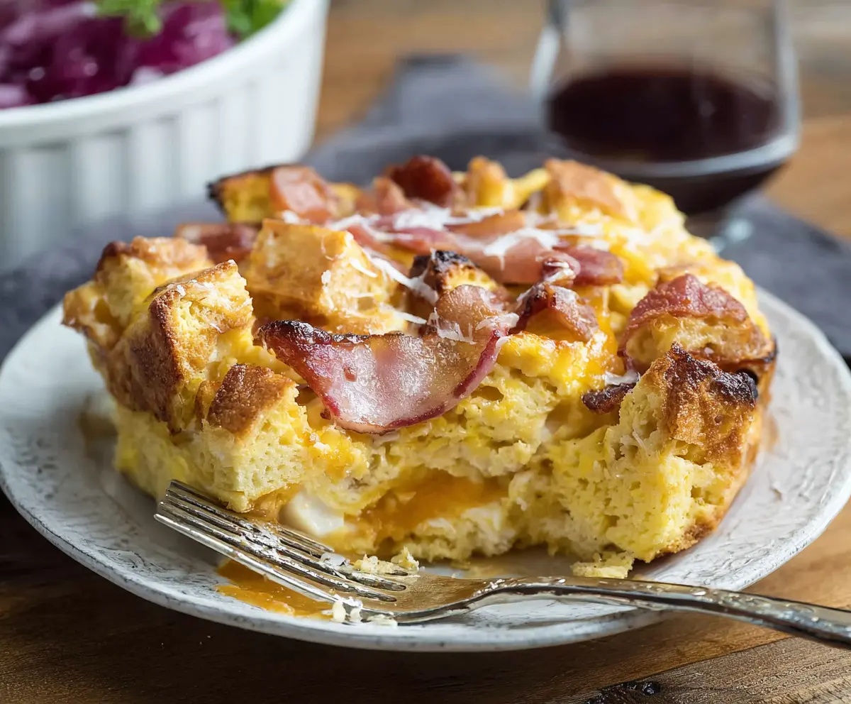 Easy Monte Cristo Breakfast Casserole