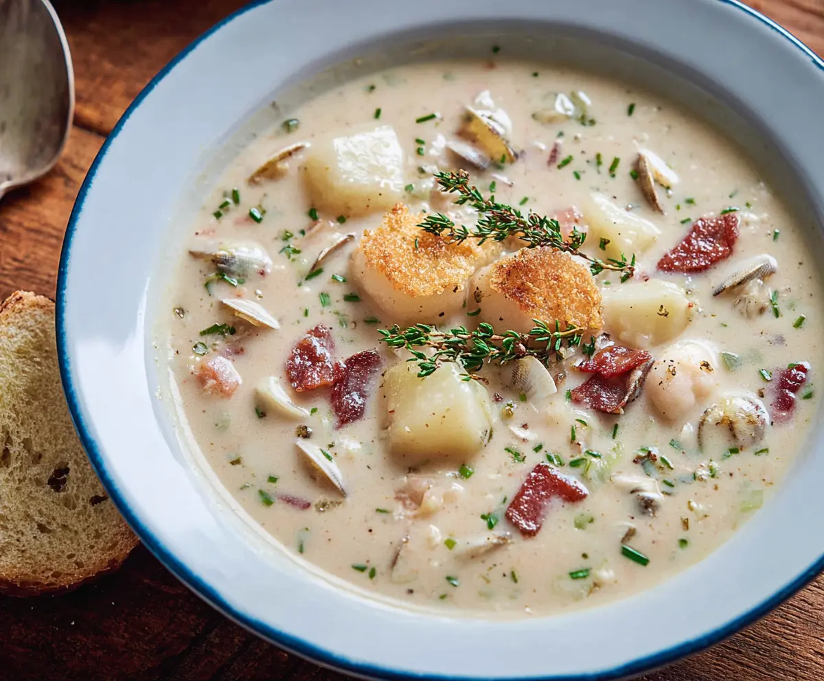 Classic New England Clam Chowder