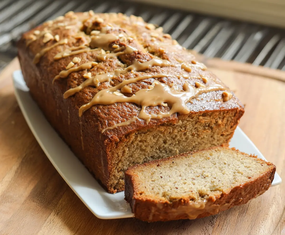 Easy Peanut Butter Banana Bread