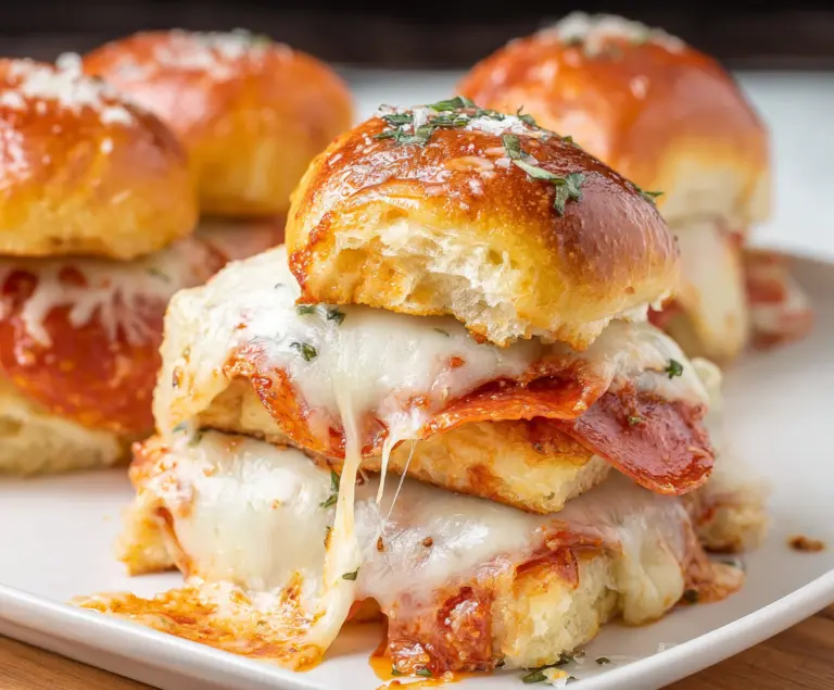 Pepperoni Pizza Sliders