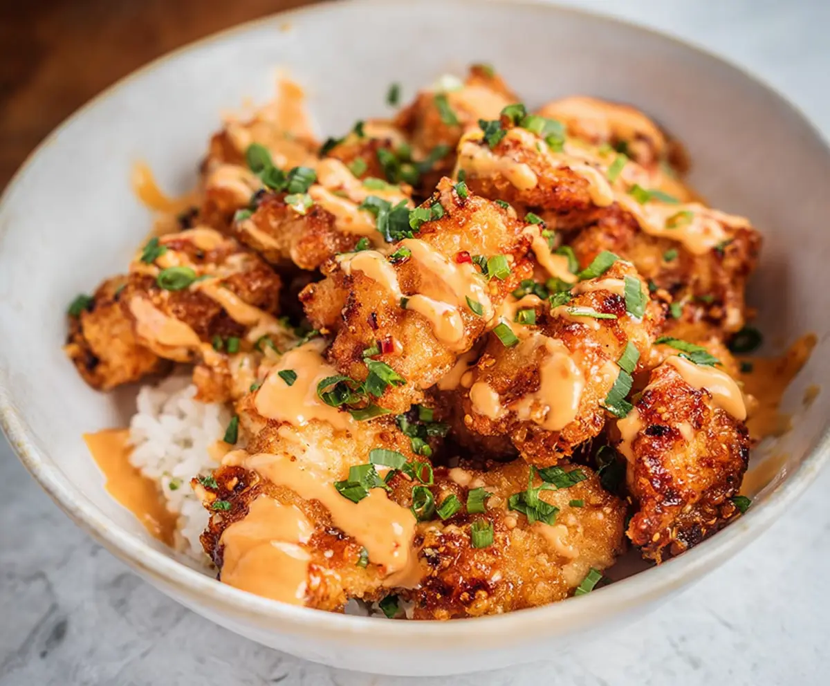 Quick Air Fryer Bang Bang Chicken
