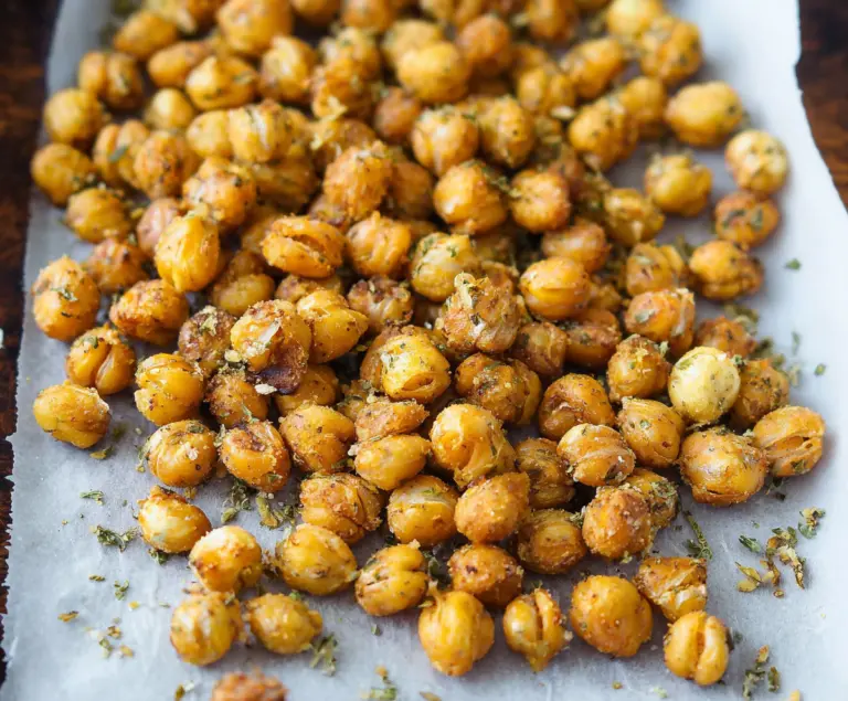 Ranch Crispy Roasted Chickpeas