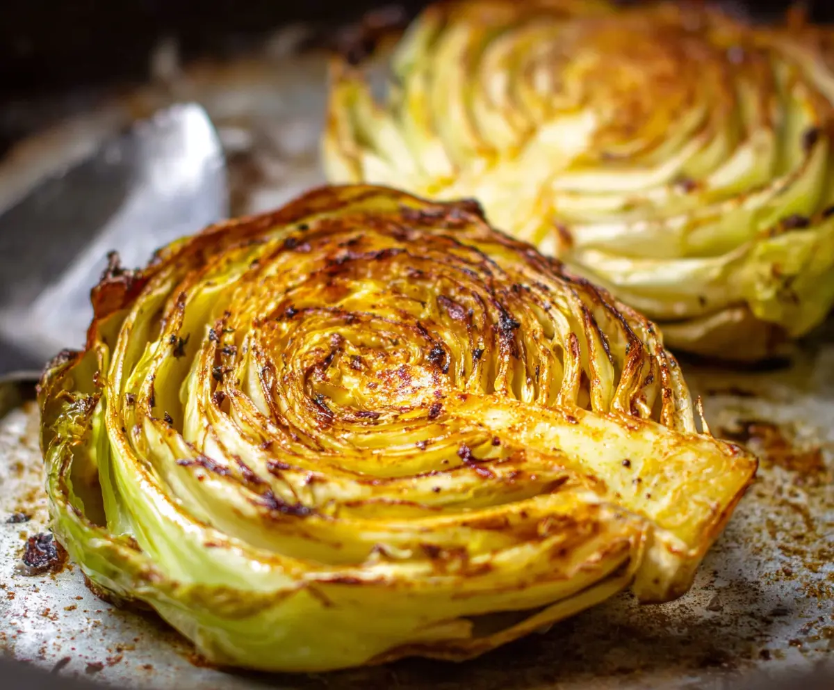 Easy Roasted Cabbage Steaks Recipe