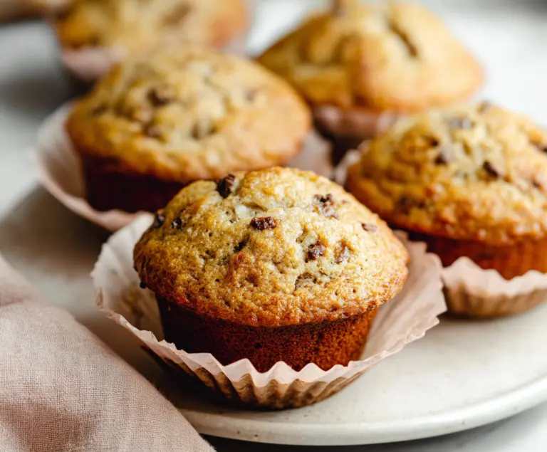 Sourdough Discard Banana Muffins