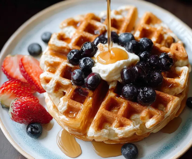 Sourdough Discard Waffles