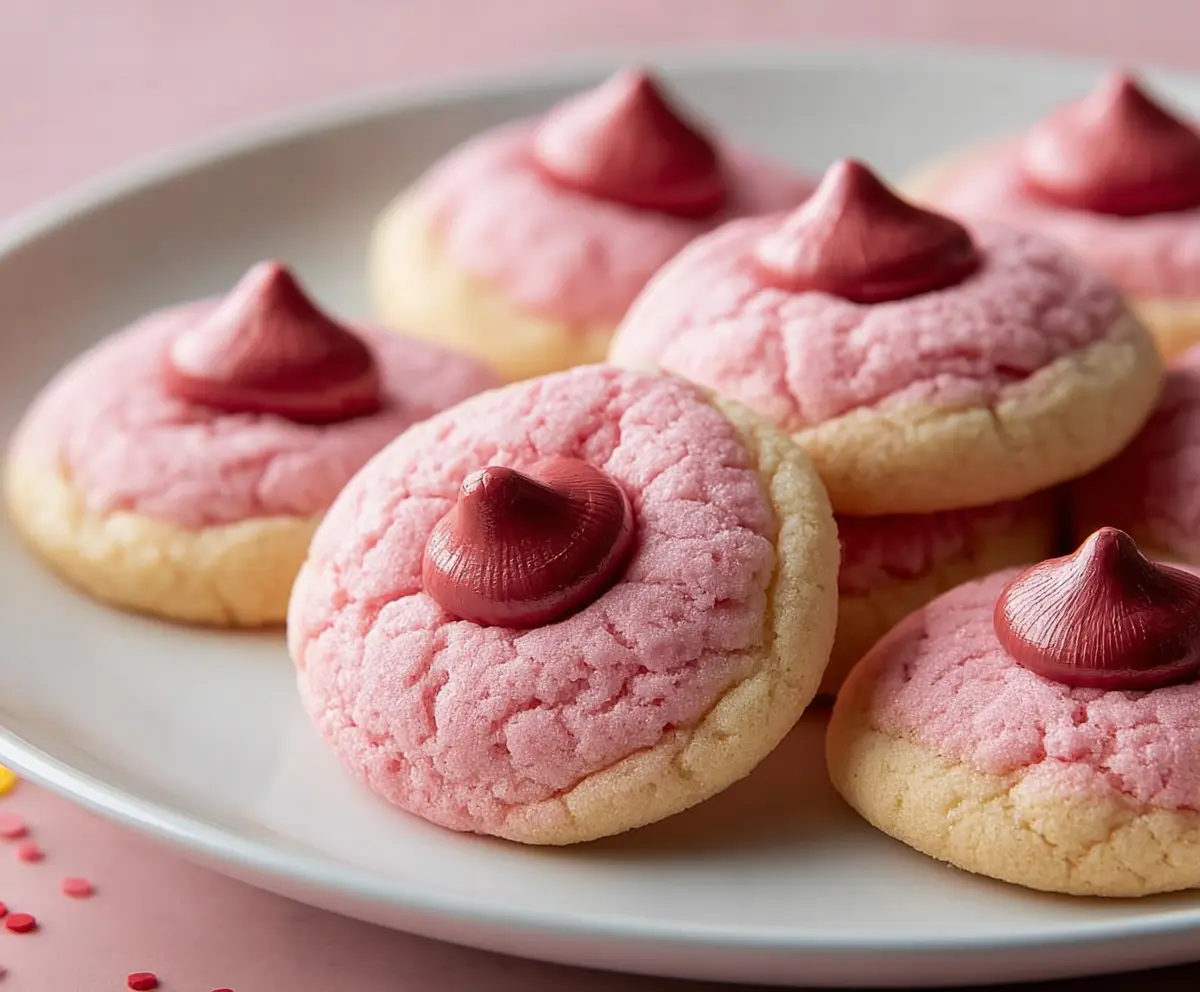 Strawberry Kiss Cookies Recipe