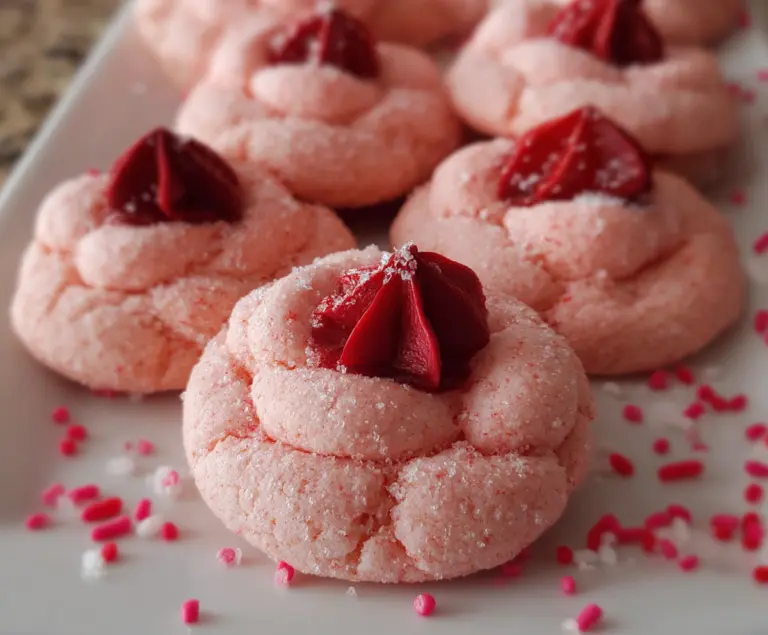Strawberry Kiss Cookies