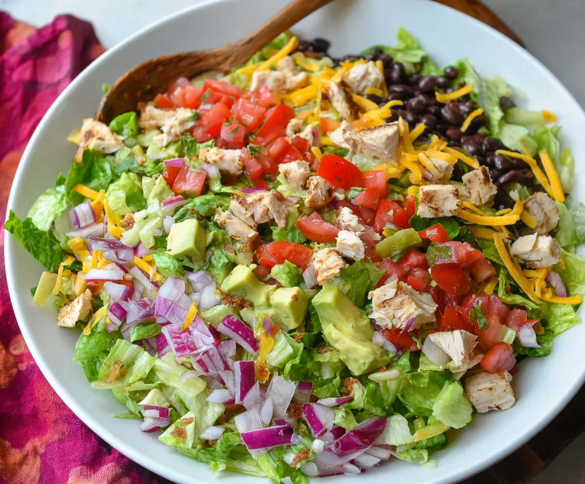 Easy Tex-Mex Chopped Chicken Salad