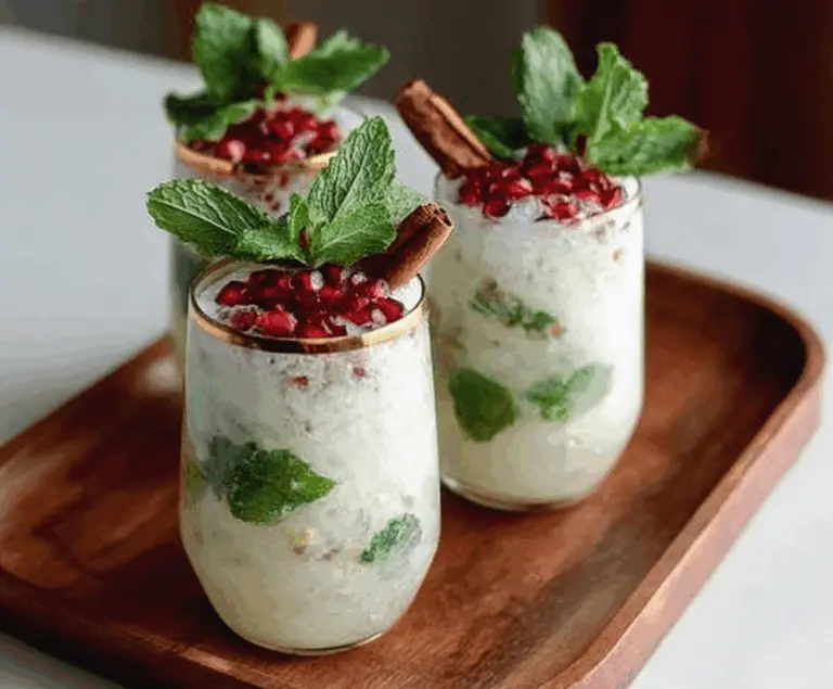 White Christmas Mojitos