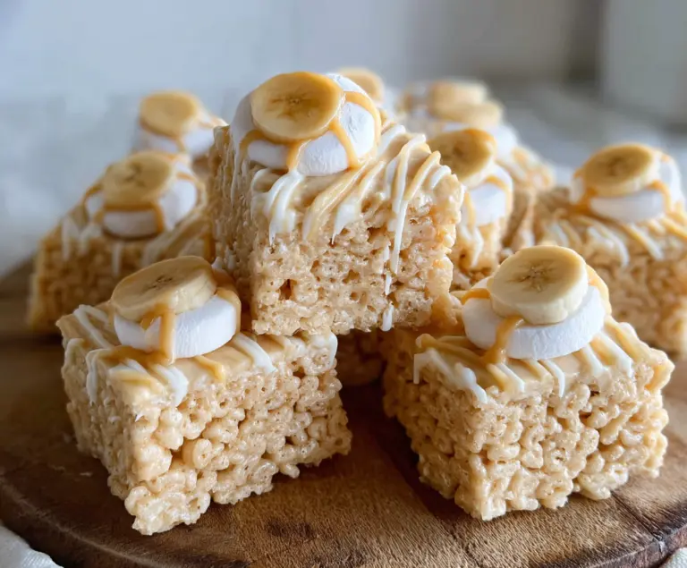 Banana Pudding Rice Krispie Treats