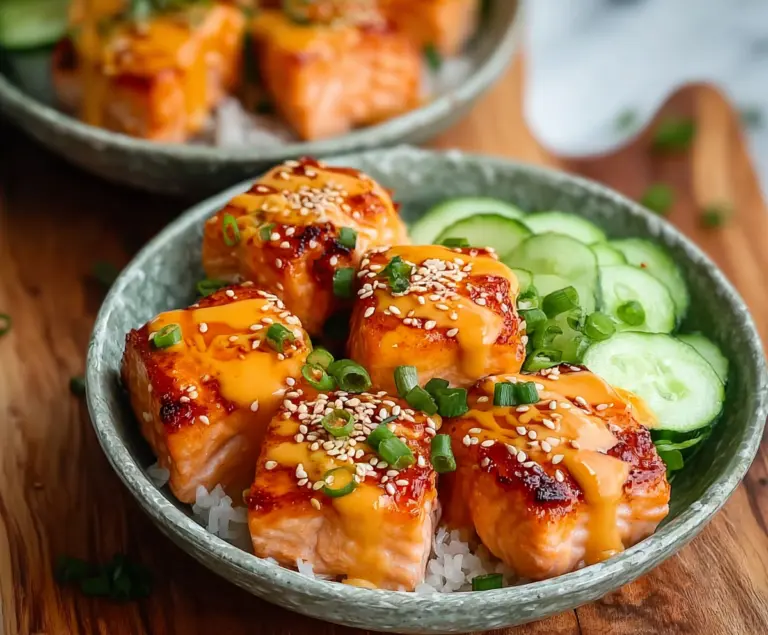 Bang Bang Salmon Bites Bowls