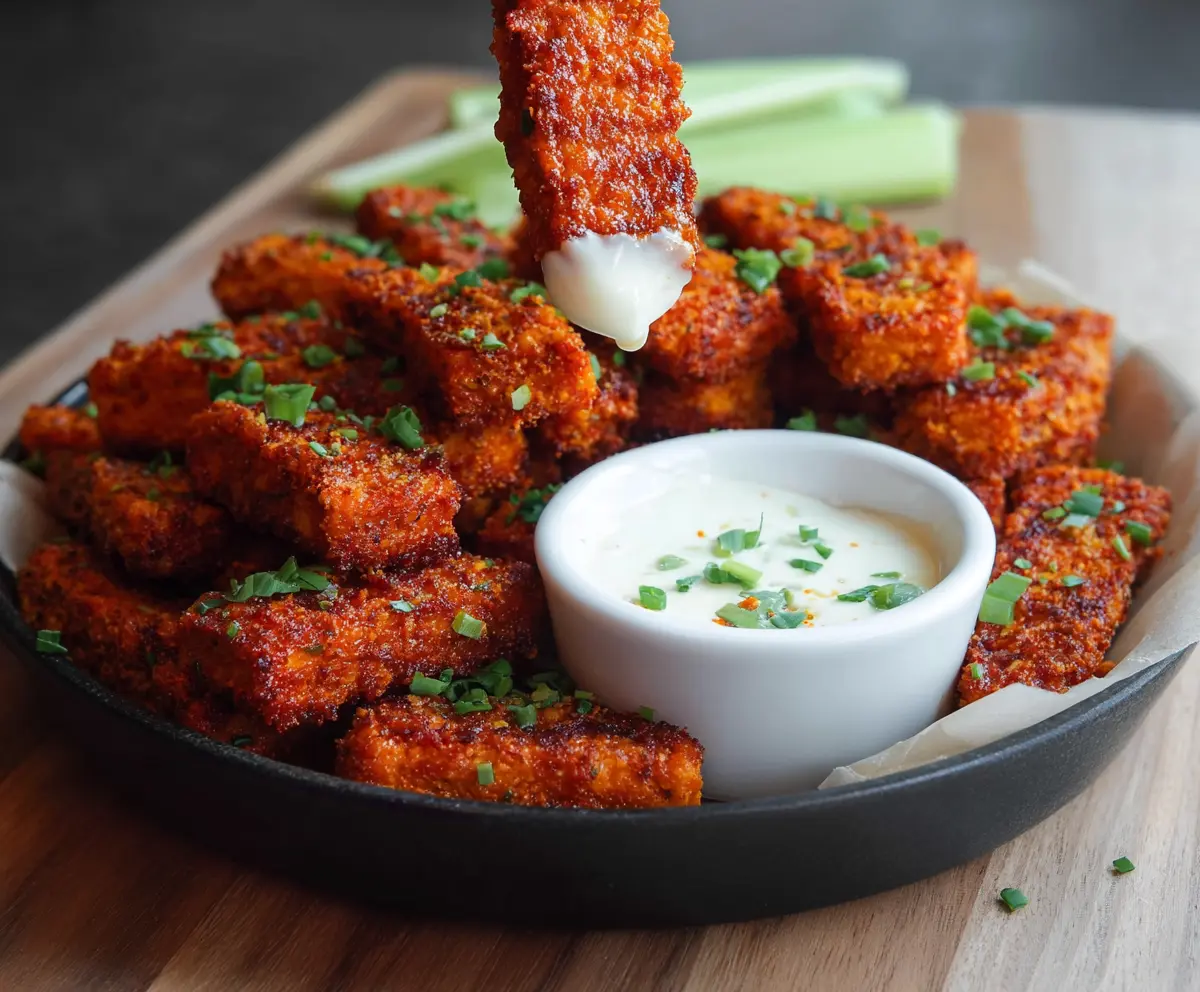 Crispy Buffalo Tofu Wings Recipe