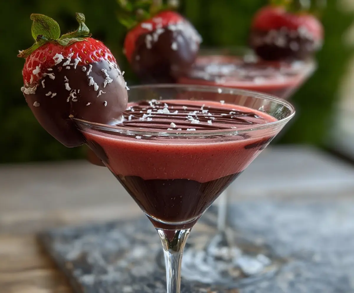 Chocolate Strawberry Martini Recipe