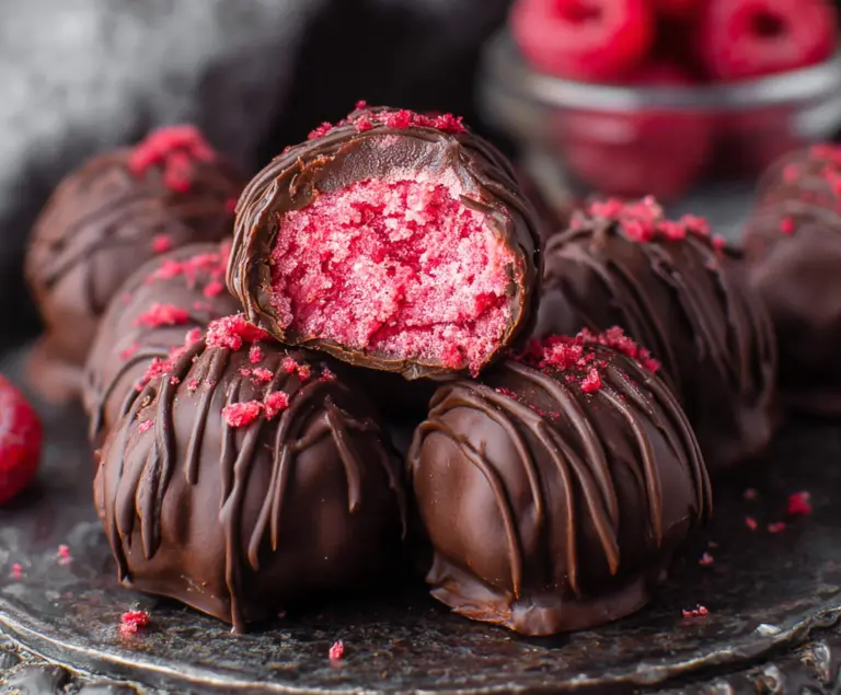 Chocolate Raspberry Truffles