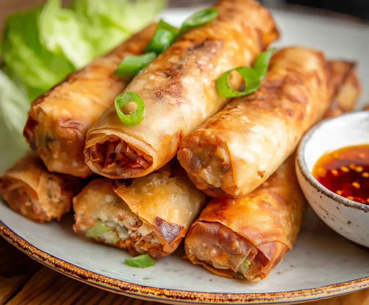 Crispy Air Fryer Spring Rolls Recipe