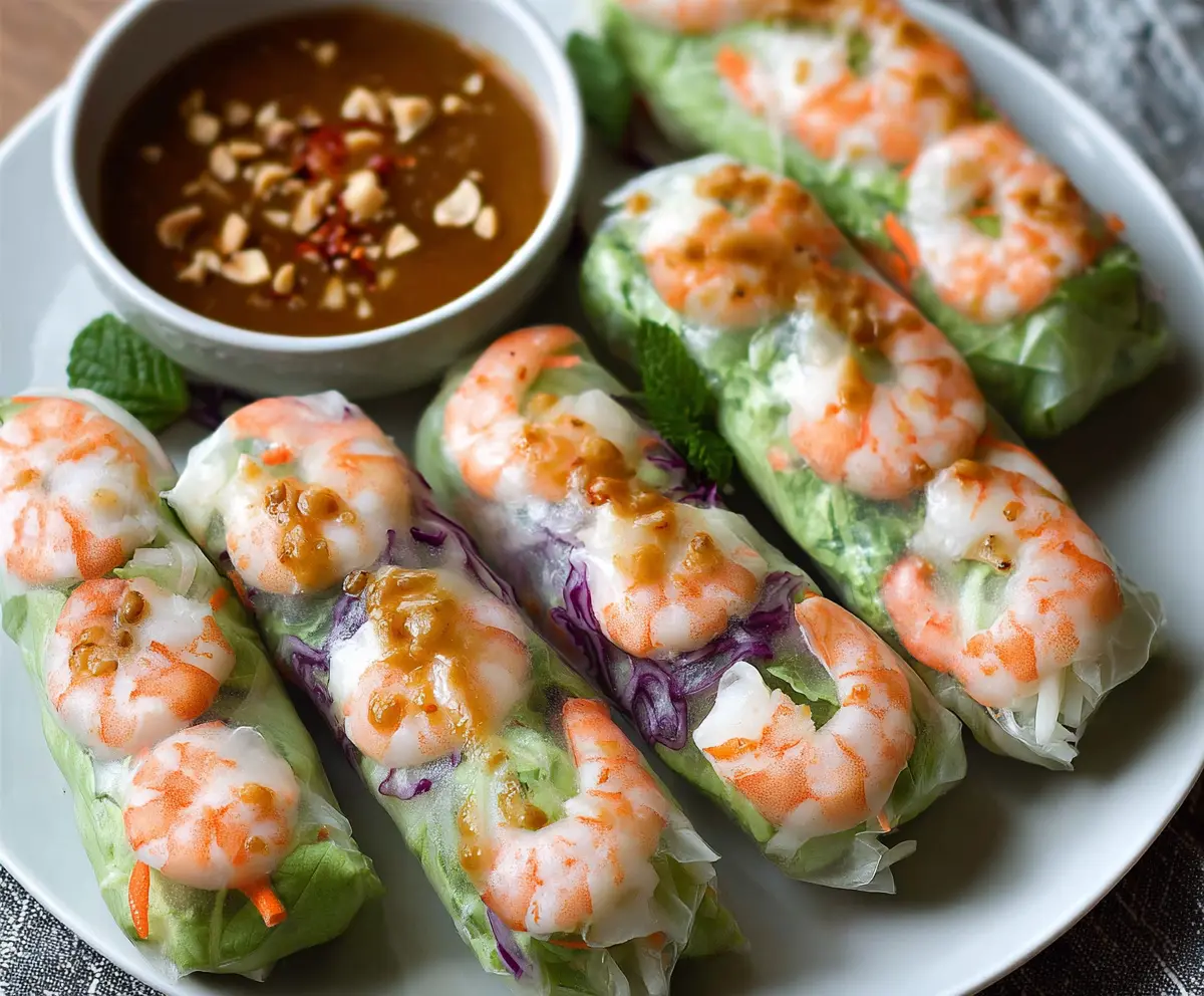 Fresh Vietnamese Shrimp Spring Rolls Recipe