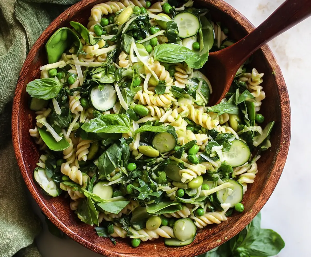Green Goddess Pasta Salad Recipe