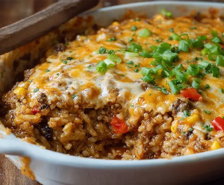 Ground Beef Rice Casserole