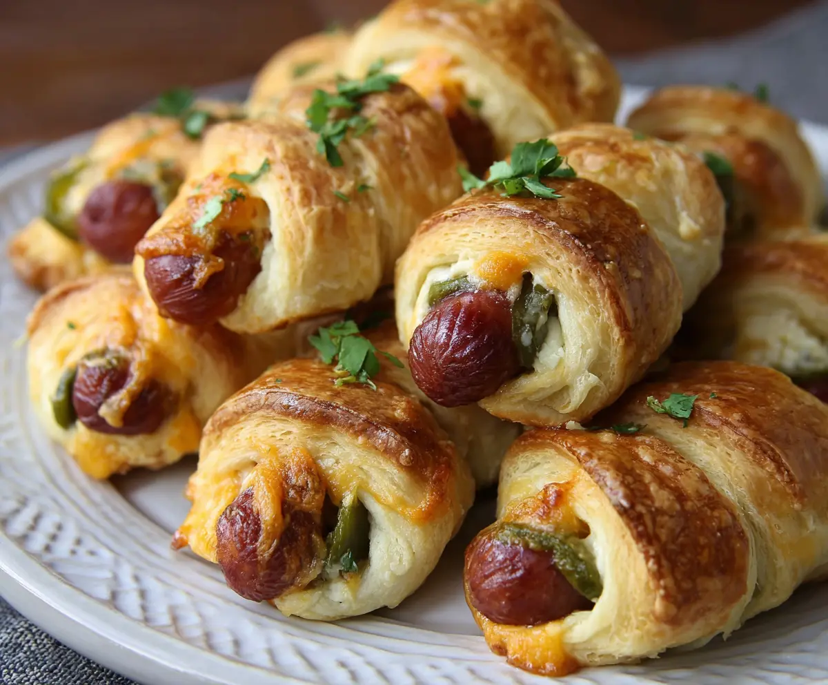 Easy Jalapeno Popper Pigs in a Blanket