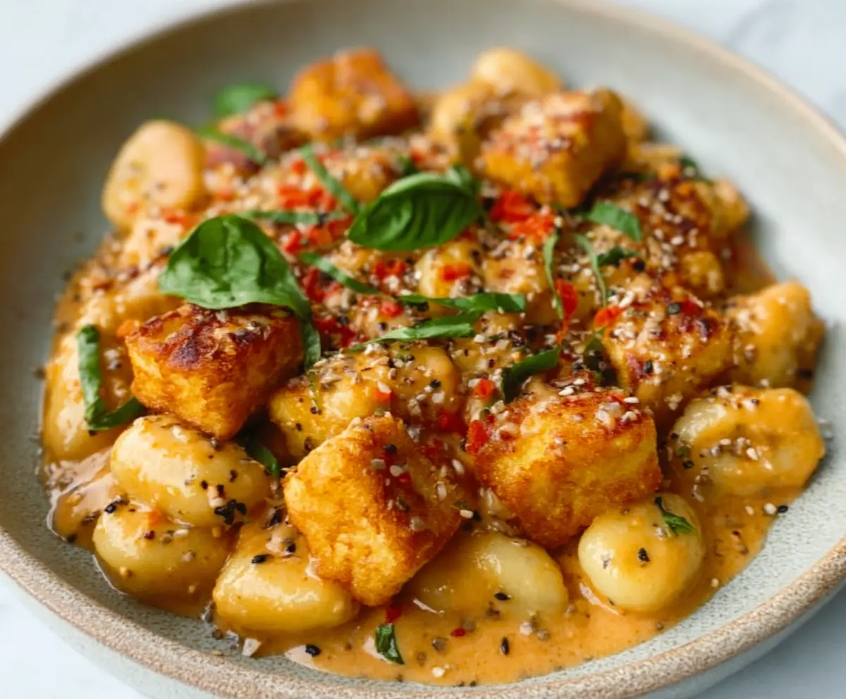 Easy Crispy Tofu Gnocchi
