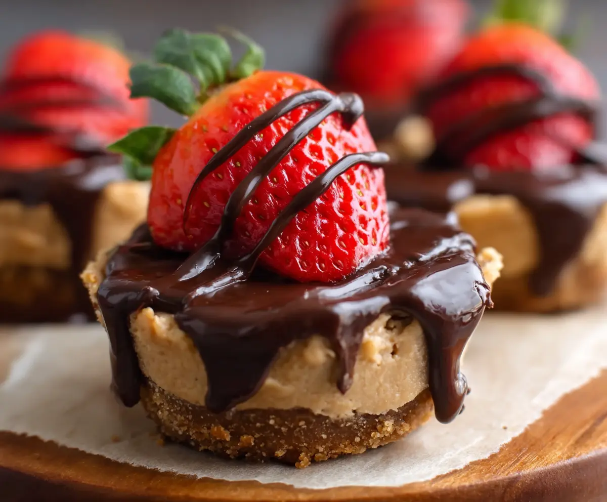 No-Bake Chocolate Strawberry Cheesecake Cups